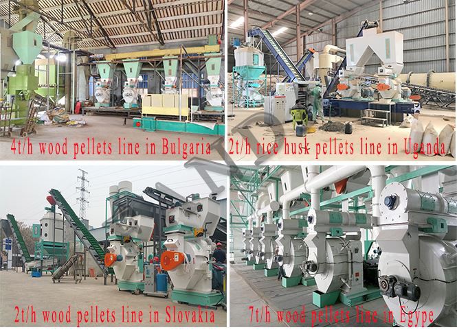 customers for wood pellets line1